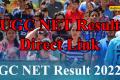 UGC NET Result Direct Link 