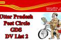 India Post Uttar Pradesh GDS DV List II 