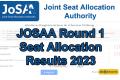 josaa round 1 seat allocation results 2023