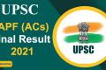 UPSC CAPF