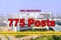 aiims bhubaneswar notification for 775 jobs