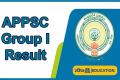 APPSC Group I Result 
