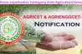 PJTSAU - AGRICET & AGRIENGGCET- 2023 Notification