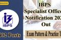 IBPS Specialist Officer Detailed Notification 2023