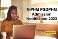 NIPHM PGDPHM Admission 