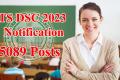 TS TRT (DSC) Notification 2023 for 5089 Posts