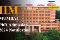 IIM Mumbai PhD Admission