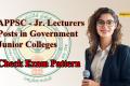 APPSC Junior Lecturer Positions in A.P. Colleges  APPSC Notificationappsc junior lecturers notification 2023   APPSC Recruitment for Junior Lecturers   