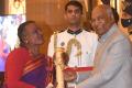 Transgender folk dancer Manjamma Jogati receives Padma Shri