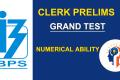IBPS Clerks Prelims Numerical Ability Practice Test