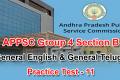 APPSC Group 4 Section B Practice Test