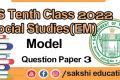 TS Tenth Class 2022 Social Studies (EM) Model Question Paper 3