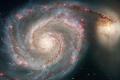 Hubble Space Telescop Captures Highly Disturbed Spiral Galaxy