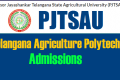 Counselling Schedule for admission into Various Diploma Courses in PJTSAU, Hyderabad, Telangana