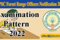 APPSC Forest Range Officers Exam Pattern 2022
