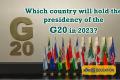 presidency of the G20 in 2023