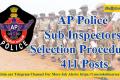 AP SI Notification 2022 Selection Procedure