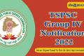 TSPSC Group IV Notification 2022