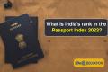 What is India's rank in the Passport Index 2022