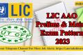 LIC AAO Prelims & Mains Exam Pattern 2023