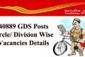 Indian Post GDS Circle Wise Vacancies