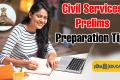 Civil Service Exam Preparation Tips in telugu