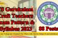 TS Gurukulam Craft Teachers Exam Pattern & Syllabus 