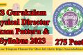 TS Gurukulam Physical Director Exam Pattern & Syllabus 