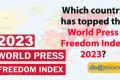 the World Press Freedom Index 2023