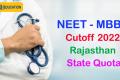 NEET(UG)-2022 Rajasthan State Quota MBBS Cutoff Ranks