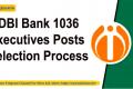 IDBI Bank 1036 Executives Posts Selection Process