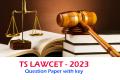  Telangana LAWCET 2023 PGLCET Question Paper with Key