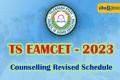 TS EAMCET - 2023 Counselling Revised Schedule