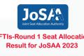 JoSAA 2023 Cut-off Ranks : GFTIs - Opening and Closing Ranks ‐ Round 1