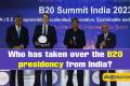 Who has taken over the B20 presidency from India?