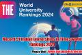 Educational Progress in India,Higher Education Achievements in India,Times world rankings 2024,World University Rankings 2024,Indian Universities