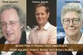 Nobel Prize in Physics 2023 awarded to Pierre Agostini, Ferenc Krausz and Anne L’Huillier