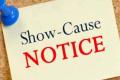 Show Cause Notice for 141 HM's