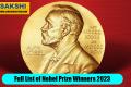 Nobel Prize 2023 Winners List,sakshi education ,Nobel Prize medal
