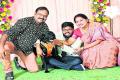 IAS achiever Tarun Patnaik with his parents and pet
