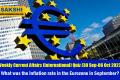 What was the inflation rate in the Eurozone in September?