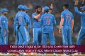 India beat England by 100 runs to win their sixth consecutive match in ICC Men's Cricket World Cup