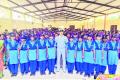Navy officer Sajeev Kumar with students