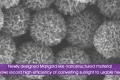 Newly designed Marigold like nanostructured material shows record high efficiency of converting sunlight to usable heat