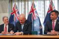New Zealand announces new coalition govt