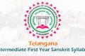 Telangana Intermediate 1st Year Sanskrit Syllabus 2023