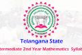 Telangana Intermediate 2nd Year Mathematics Syllabus