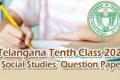 Telangana - Tenth Class Social Studies April 2023 Question Paper