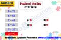 Puzzle of the Day   sakshi education daily puzzles    maths puzzles   new puzzles