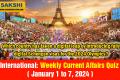 CurrentAffairsQuiz   International Weekly January 1 to 7 2024 Current Affairs Quiz in English